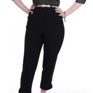 Freddie's of Pinewood Black Wing Pants 1950s Inspired Size 28
